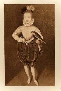 King James I av England och VI av Skottland som pojke, från 